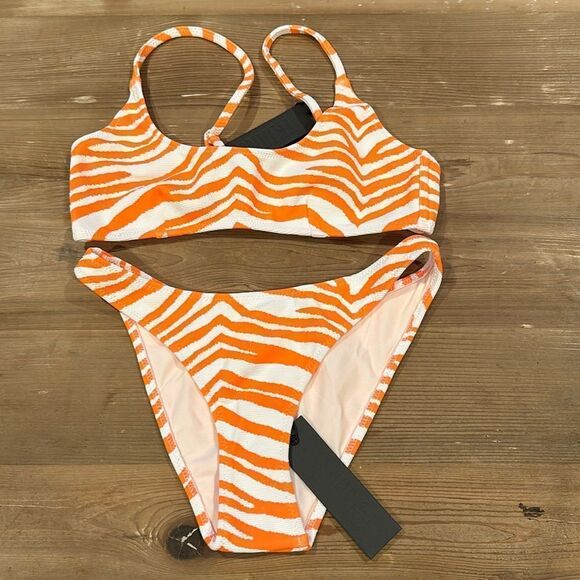 TRIANGL MACI CHEEKY ZEBRA POP NO BAG NEW WITH TAGS - Picture 2 of 8